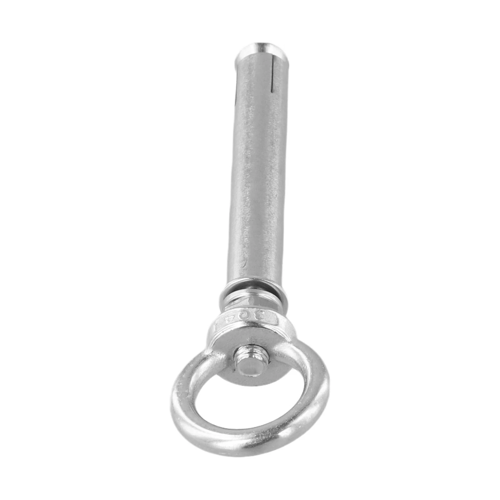 304 Stainless Steel Expansion Bolts With Rings, Wall Anchors Eye Screws For Concrete Brick, 6/8/10mm Thread, 50-150mm Length