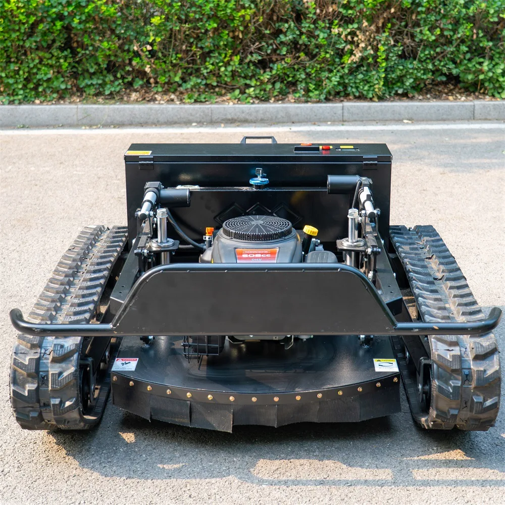 22 Horsepower Intelligent Remote Controlled Lawn Shredder, 800mm Working Width Robotic Mower for Orchard Weeding