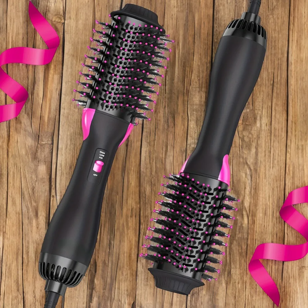 

4-in-1 Hair Dryer and Styler, Upgraded Hot Air Brush for Faster Drying, Straightening, Curling, and Volumizing Hair | Profession