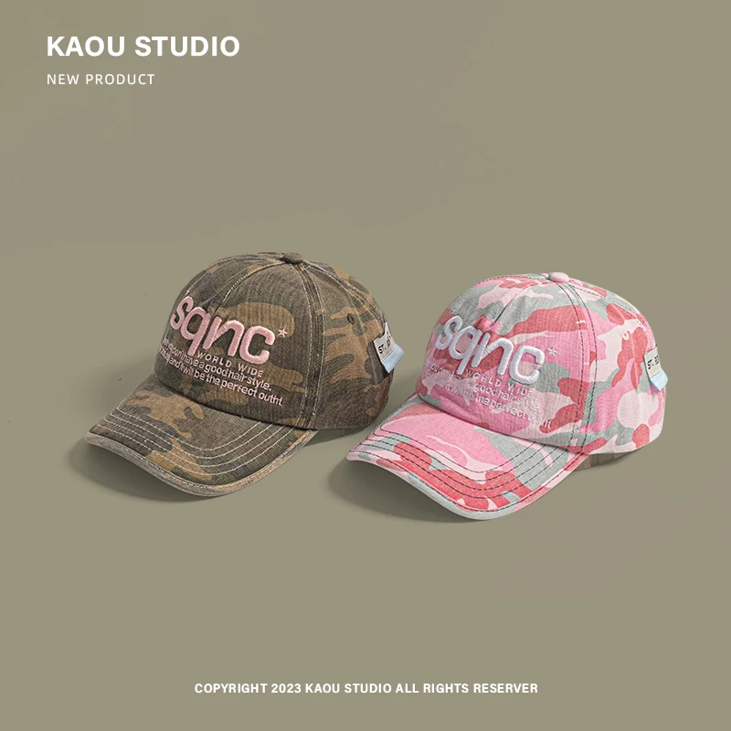 Peaked cap trend versatile new spring and autumn letter embroidery baseball cap men 4