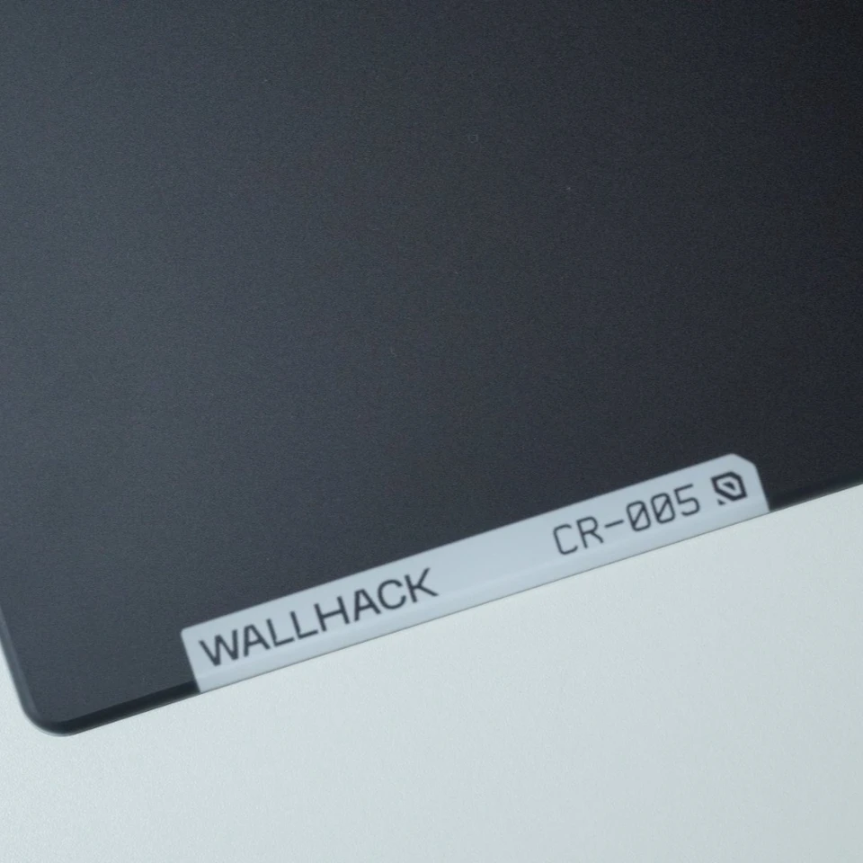 WALLHACK CR-005 Glass Gaming Mouse Pad 3mm 2.5D Copy Reproduced