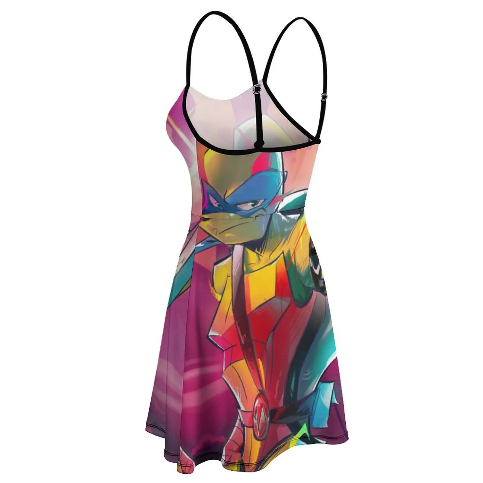 Hero Turtles The Turtles (99) Women's Sling Dress Funny Sexy  Woman's Dress Humor Graphic  Vacations Strappy Dress