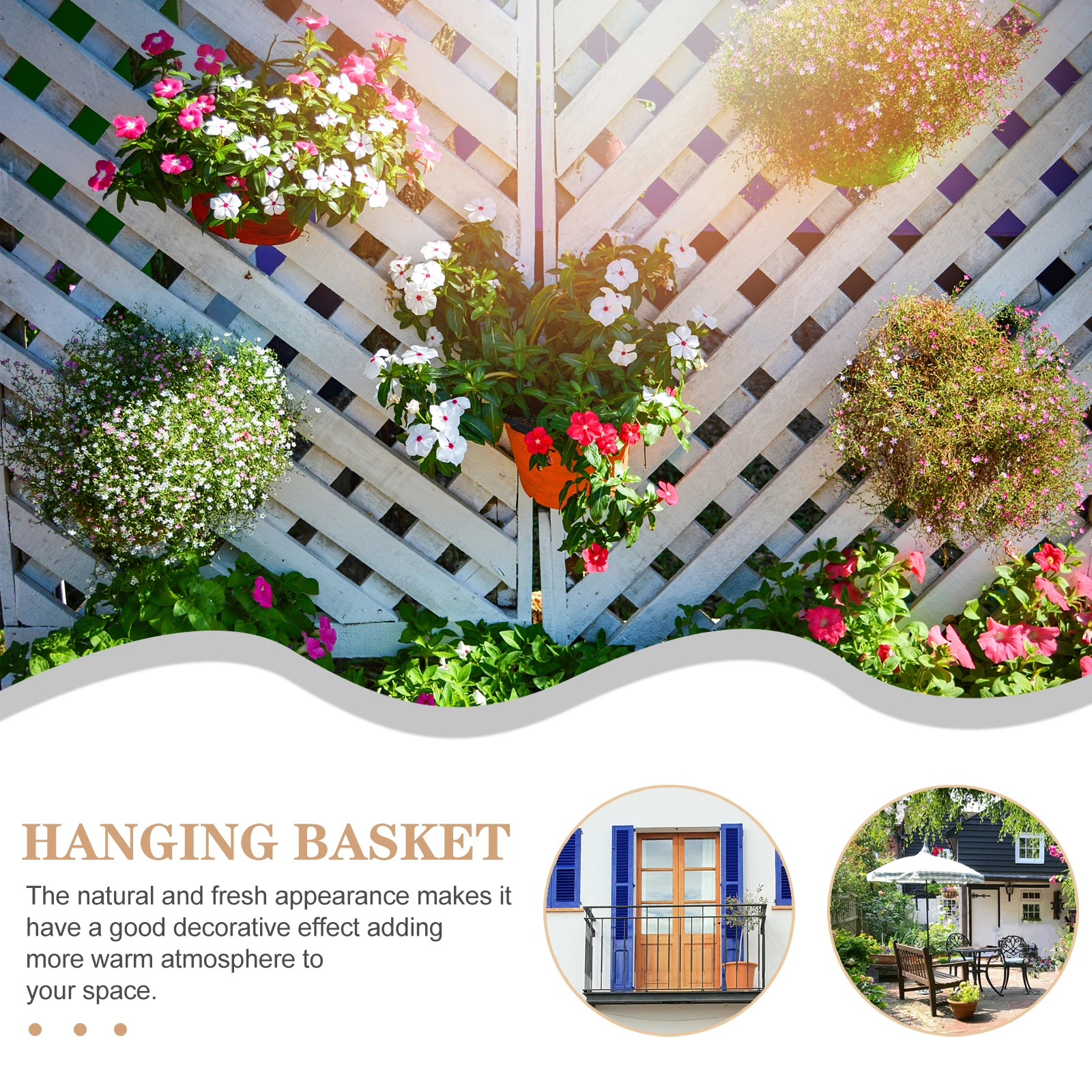 

Hanging Wall Basket Storage Decorative Flower Holder Large Wicker Basket Weaving for Home Collapsible Laundry Baskets Kitchen