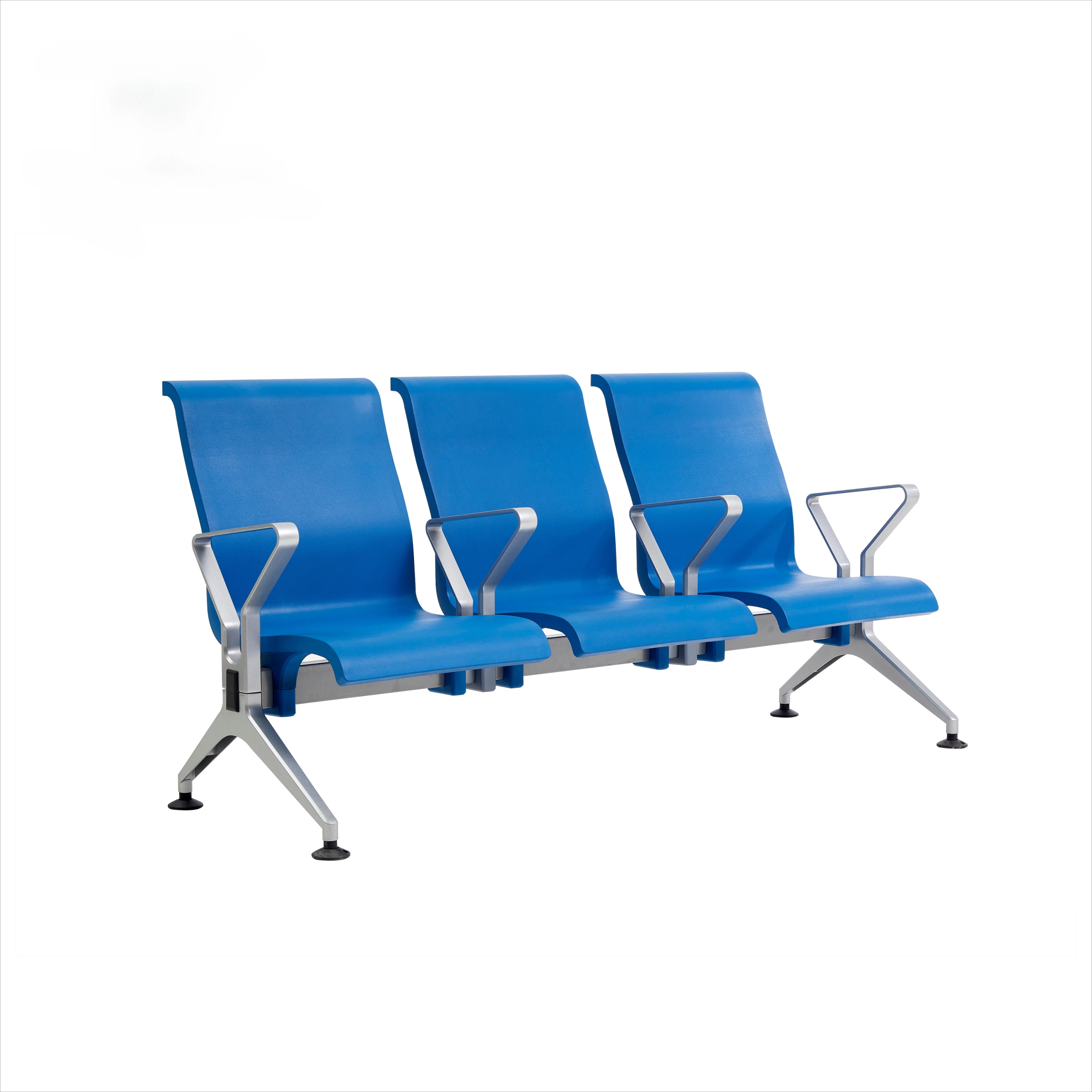 

Modern Aluminum Three-Person Waiting Chair for Hospitals, Clinics, Schools, Airports - Durable PU Leather, Easy Cleaning