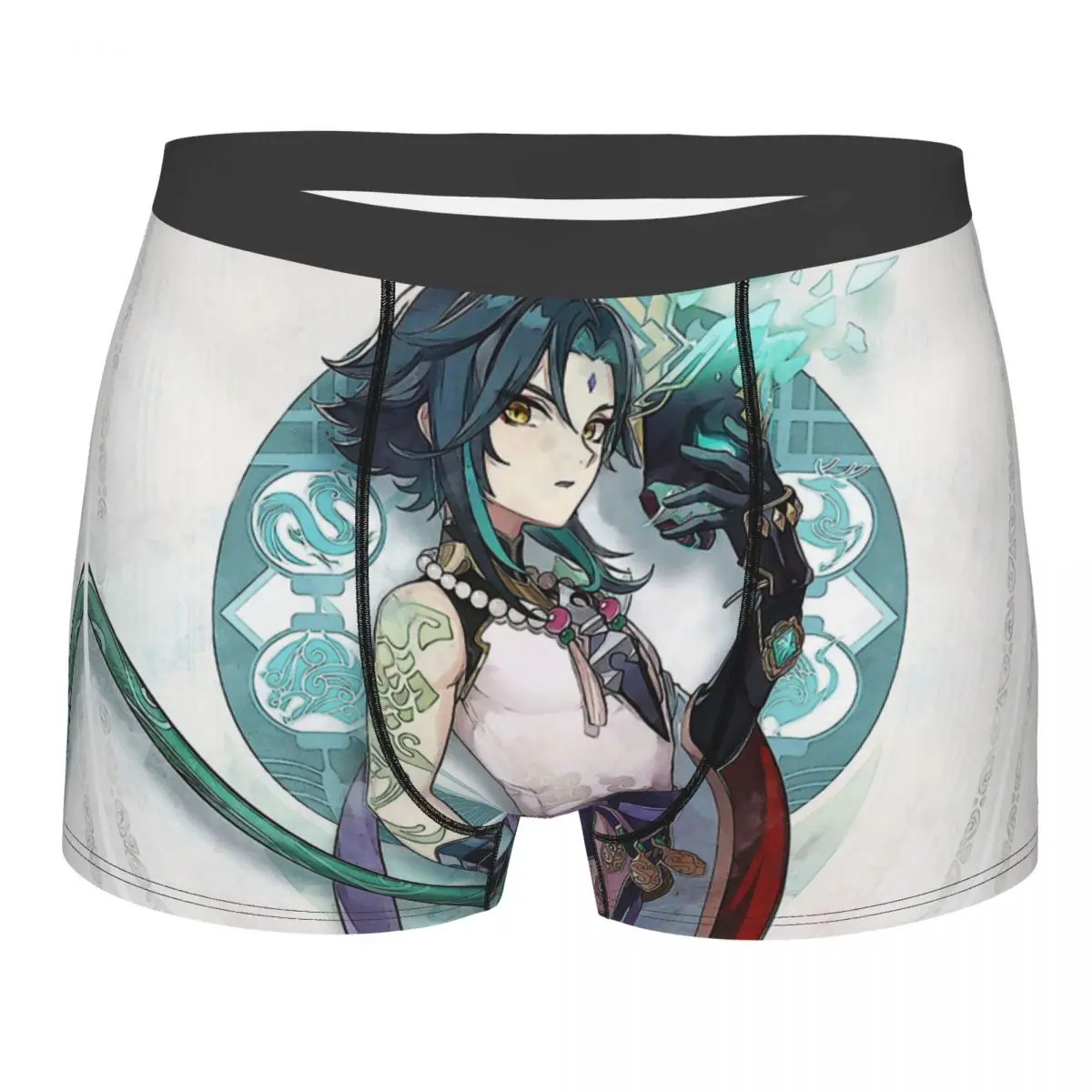 

Xiao Genshin Impact Underpants Cotton Panties Male Underwear Print Shorts Boxer Briefs