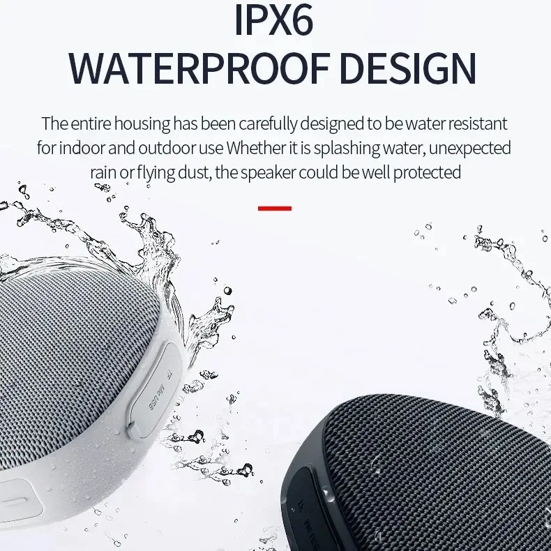 Ao ar livre à prova dwaterproof água bluetooth alto-falante sucção magnética inteligente estéreo caixa de som mini subwoofer portátil pequena caixa de som tws tf