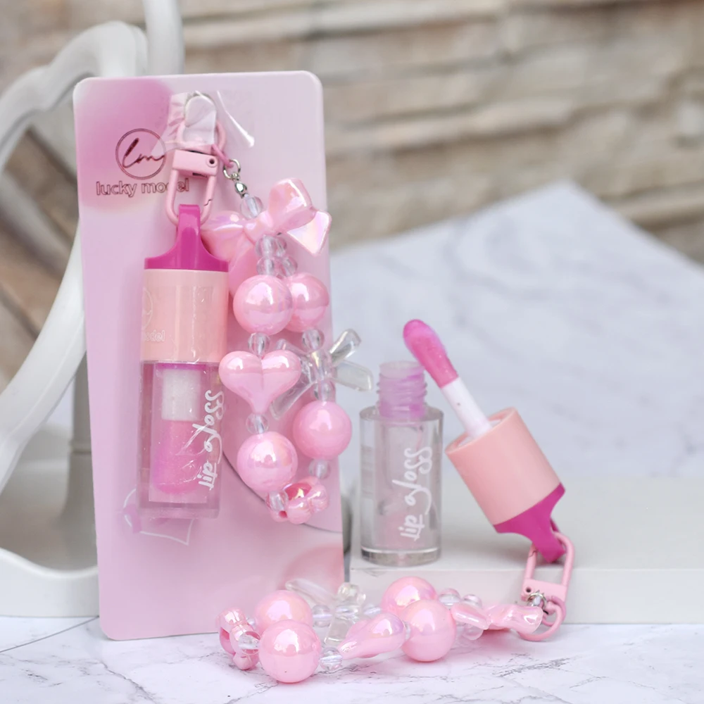 12Pcs Bracelet Lip Gloss Glossy Moisturizing Waterproof Longlasting Lip Gloss Girls Lips Makeup Wholesale