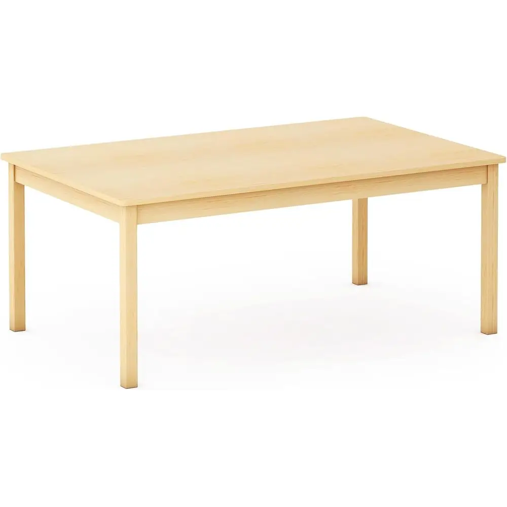 

Стол для занятий детей из натурального дерева, высота 30 x 48, 20 лет, сиденья 6 | Идеально подходит для игр, дошкольников, домашней школы, детского сада и месячных