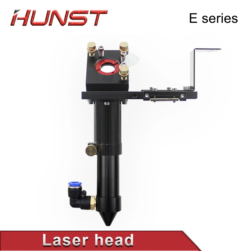 Hunst E Series CO2 Laser Head for Lens D20MM FL50.8 & 63.5 & 101.6 MM Mirror 25MM for Laser Engraving and Cutting Machine