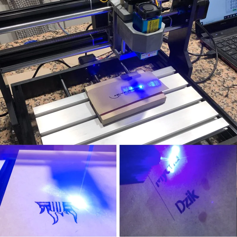 Laser Head Module 1W 1.6W 2.5W 3W 5.5W 7W 10W 15W 20W With Safety Glasses For Engraving Machine