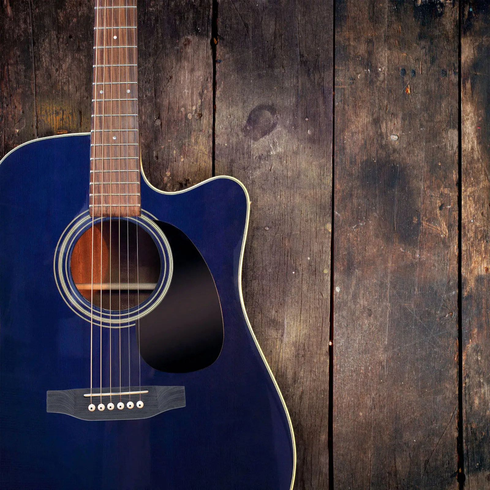 

High-Quality Rosewood Bridge for 41 Inch Acoustic Guitar Replacement Robust Wooden Guitar Part Smooth Tuning and Crisp Sound