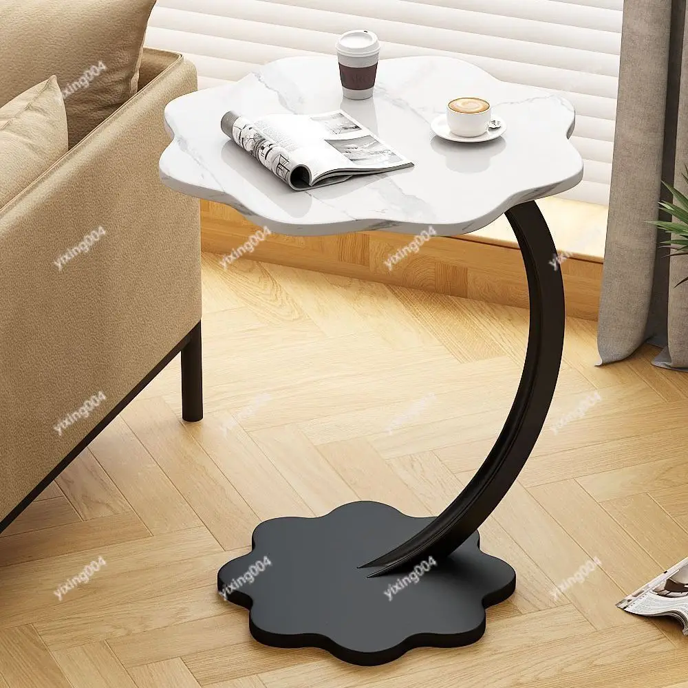 Modern Side Table Minimalist Nightstand Storage Rack Small End Table for Living Room Bedroom Sofa