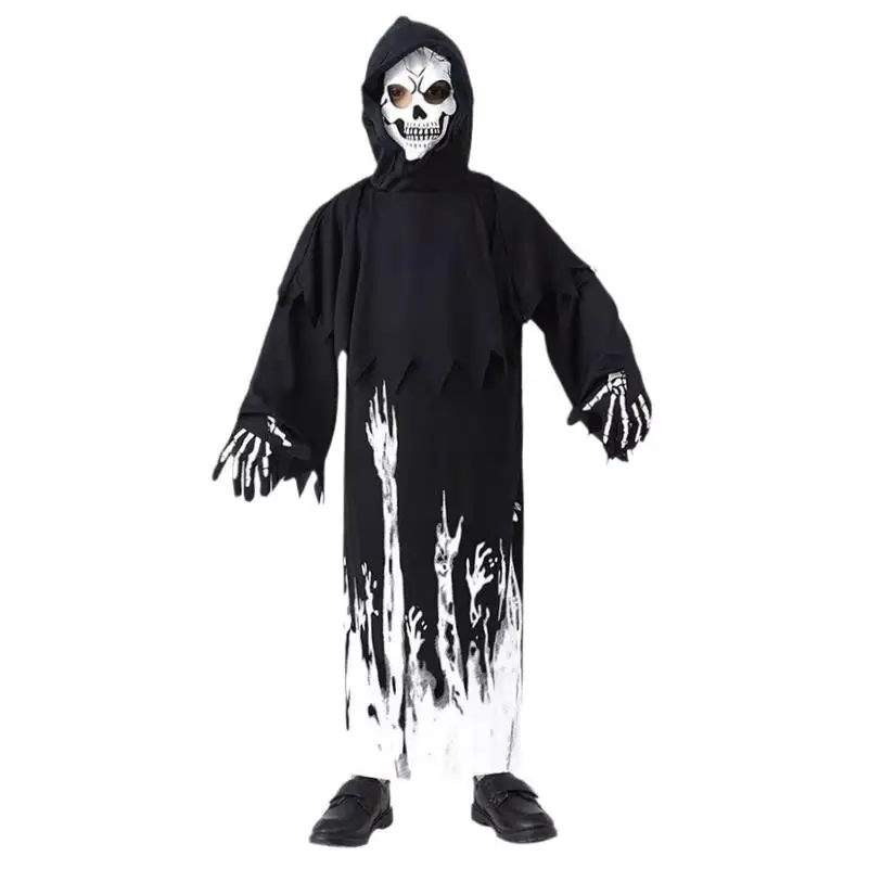 Halloween Spookkostuum Lichtgevend Nachtelijk Cosplay Sile Spookkostuum Traditioneel Chinees kostuum voor dames Stadiumkleding