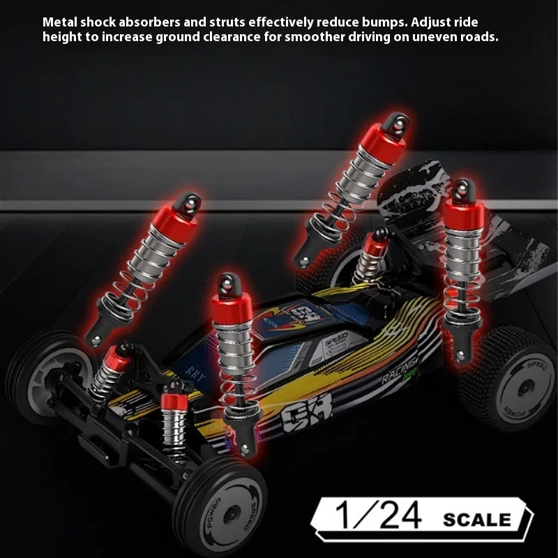 Quente weili 244016 rc carro 1:24 elétrico de duas rodas de corrida bajia carro de controle remoto de alta velocidade modelo rc brinquedo para meninos presentes