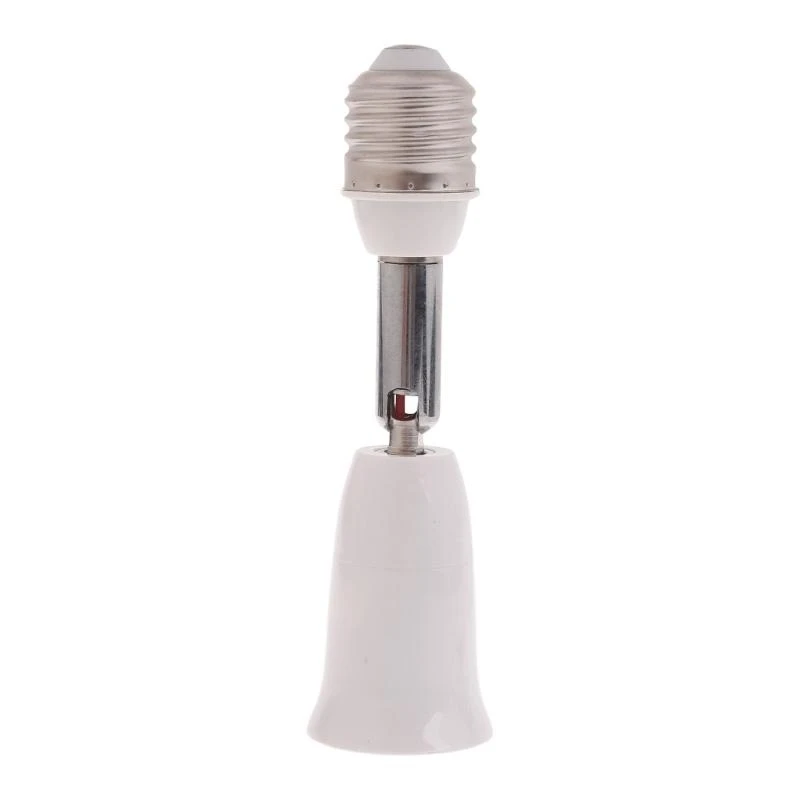 B0KF Adjustable E27 Light Socket Extender Lamp Base 100V-250V Lighting Accessories