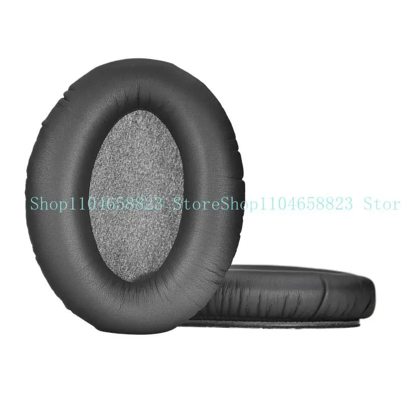 652F หมอนอิงหูหนังอ่อนนุ่มเข้ากันได้สำหรับชุดหูฟัง HD300PRO