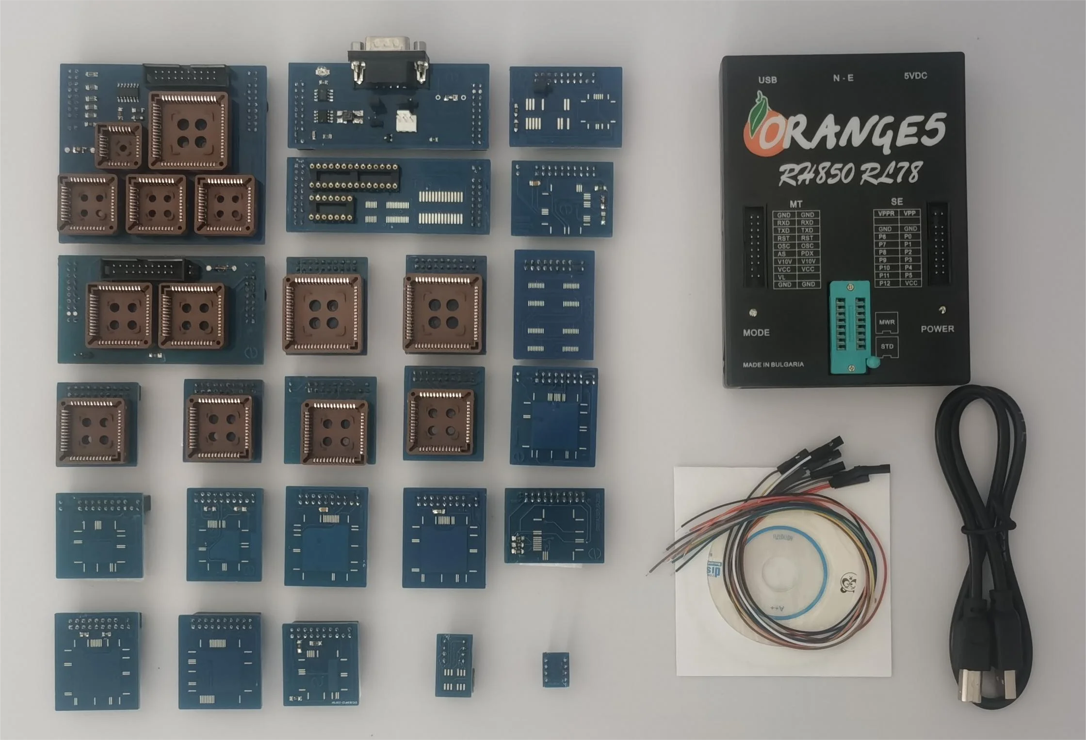 2022 High Quality Orange5 Orange 5 Programmer with Full Adapter Add Full License Renesa And RH850 RL78 Fujitsu V4