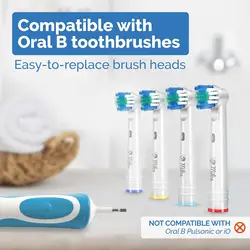 Electric Toothbrush Replacement Tooth Brush Heads for Oral B Sonic Electric Toothbrush Cleaning Tooth Brush Heads