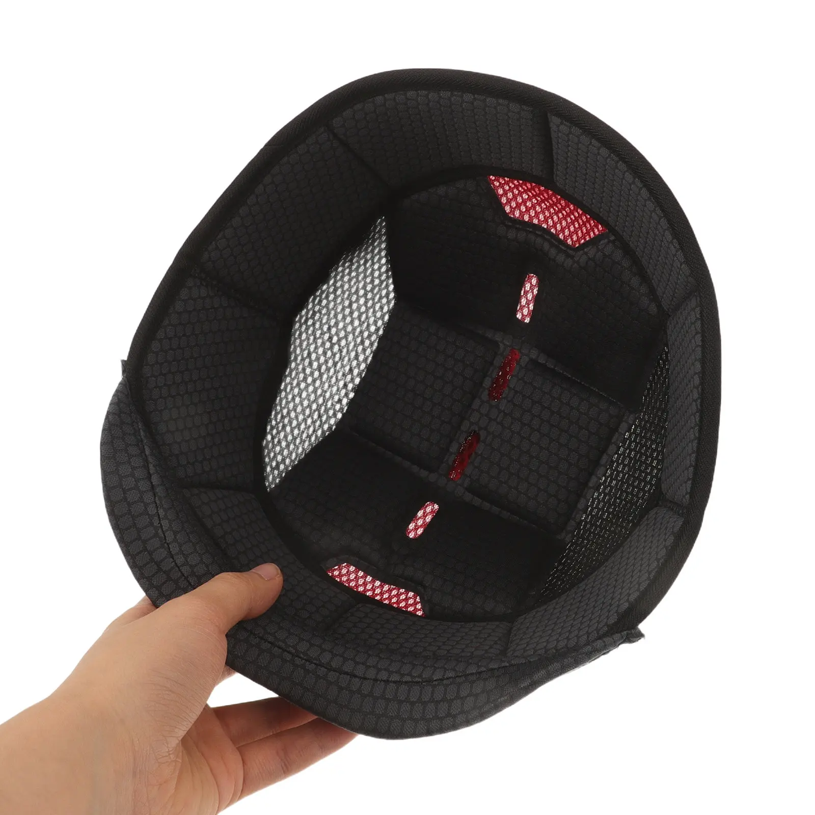 Motorcycle Liner Replacement Removable Washable Breathable Cushion Pad Black Comfortable Fit for Daily Commute Long Ride