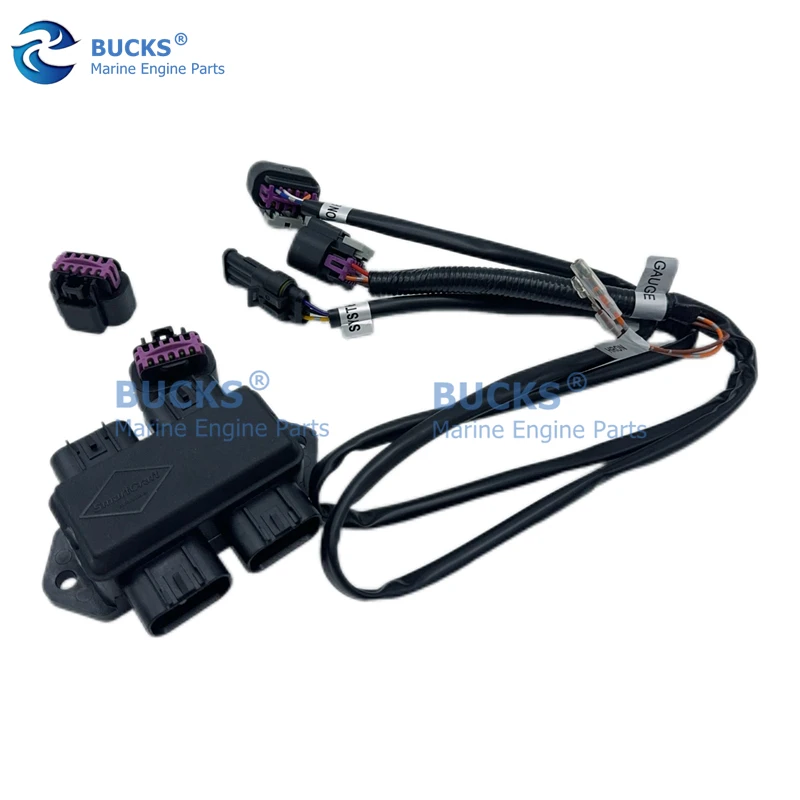 

878492K14 4-Port SmartCraft Junction Box Kit with 8M0055044 Harness Tachometer For Mercury Quicksilver Outboard Accessories