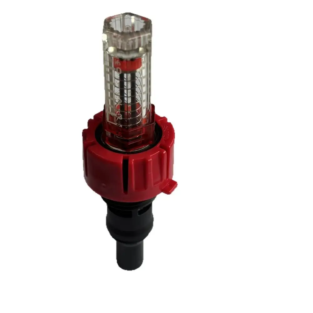 Manual Control Flow Meter Plastic Water Separator Visual Measuring Instrument Transparent Adjustable Valve Industrial Plumbing