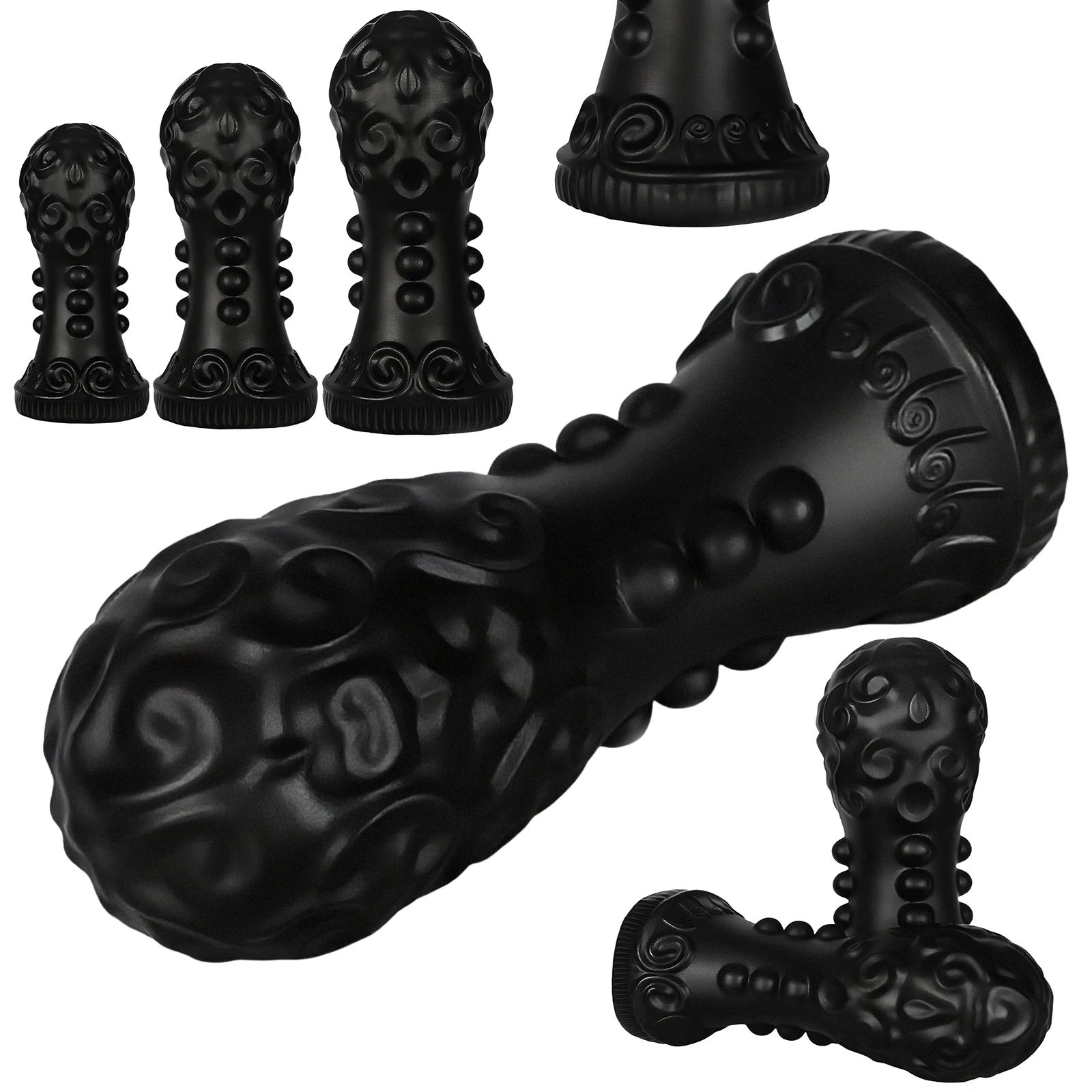 Huge Anal Butt Plug Monster Fantasy Large Anal Dilator Training Expansion Anal Butt Plug Sex Toy for Man Male Gay Female Couples