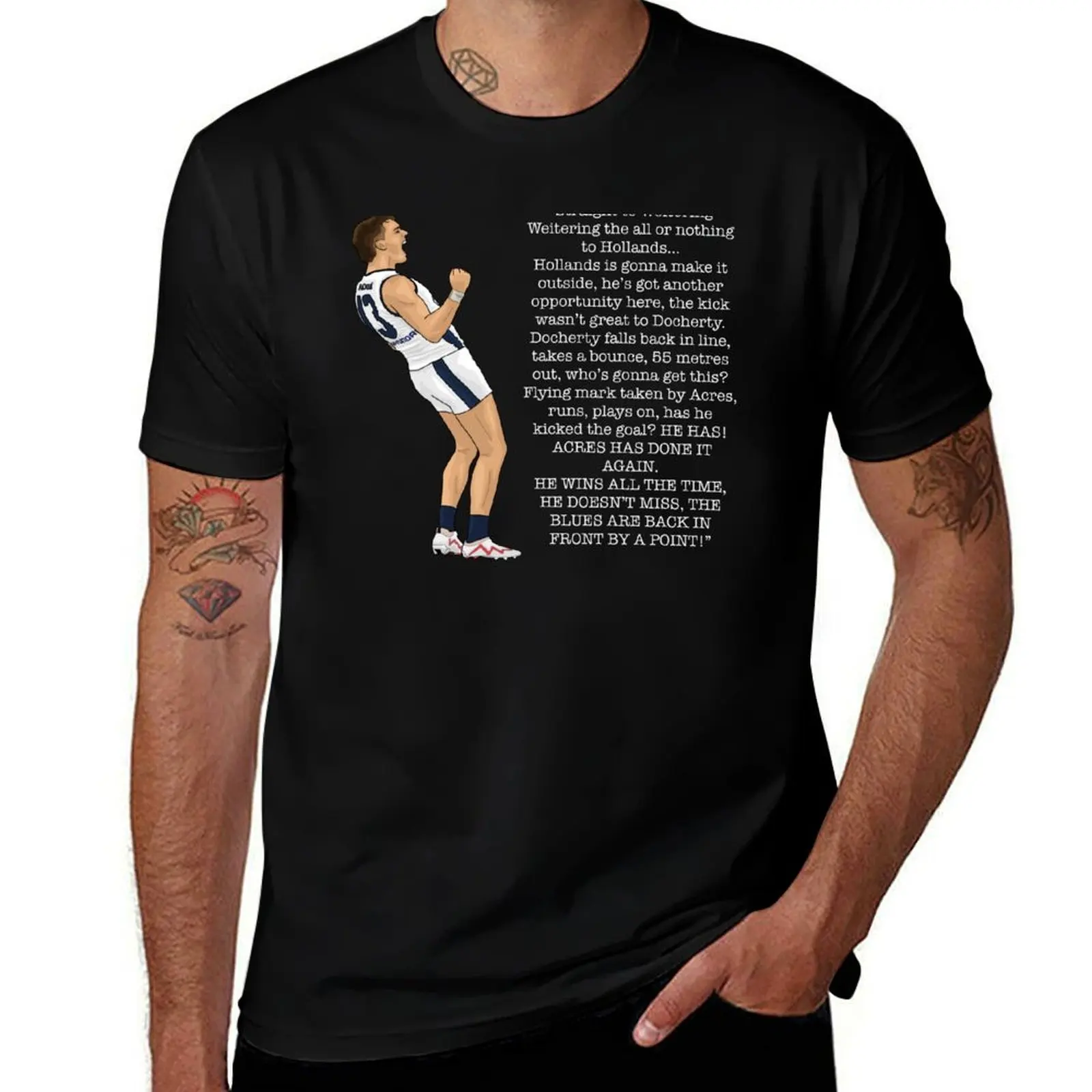 Blake Acres GOAL T-Shirt Work Style Casual T-Shirt