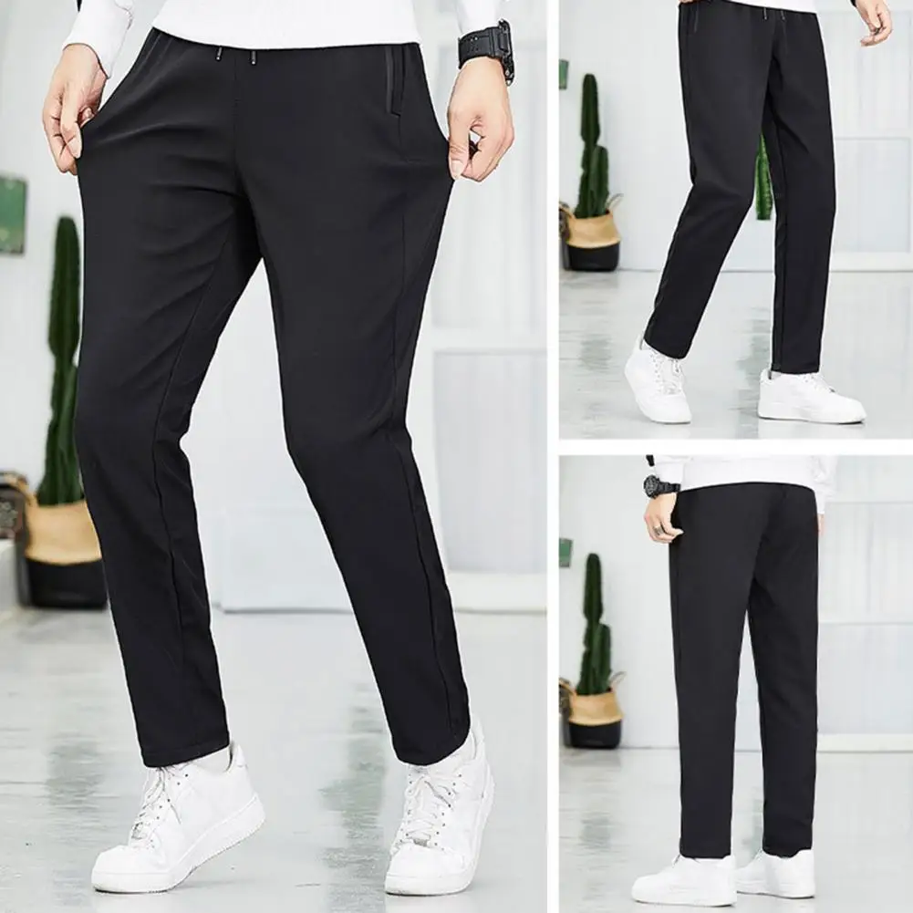 Warm Fleece Pants Thickened Fleece-lined Outdoor Punching Pants Waterproof Windproof Straight Fit for Winter Adventures Weather