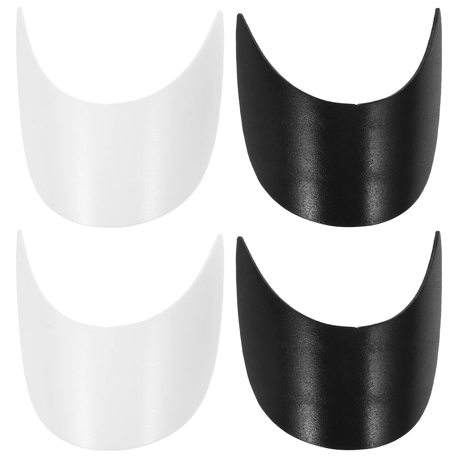 4Pcs Baseball Cap Visor Plastic Replacement Brim Lightweight Flexible Hat Insert for Sunproof Outdoor Activity