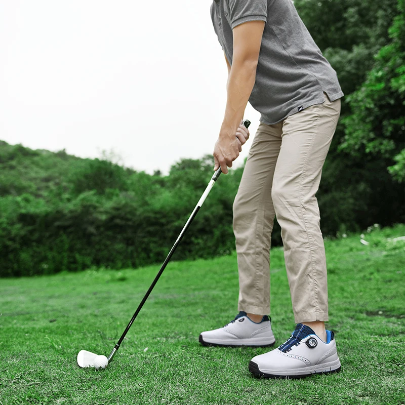 Scarpe da golf casual impermeabili Scarpe da ginnastica da golf antiscivolo Calzature da golfisti professionali da uomo Sport da golf Scarpe da
