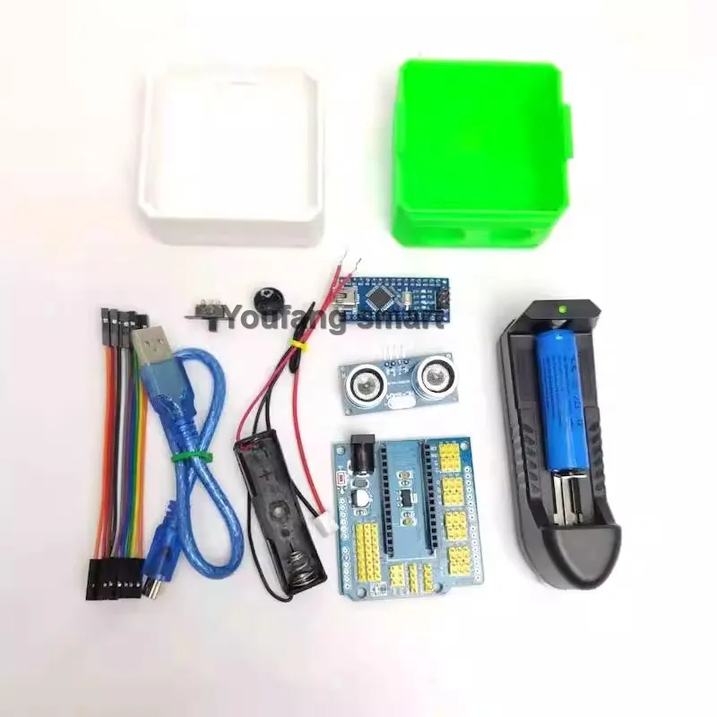 3D OTTO Allarme ad ultrasuoni con portata vocale Canto Humanità Playmate Builder per Arduino Robot Kit fai da te per NANO Robot programmabile
