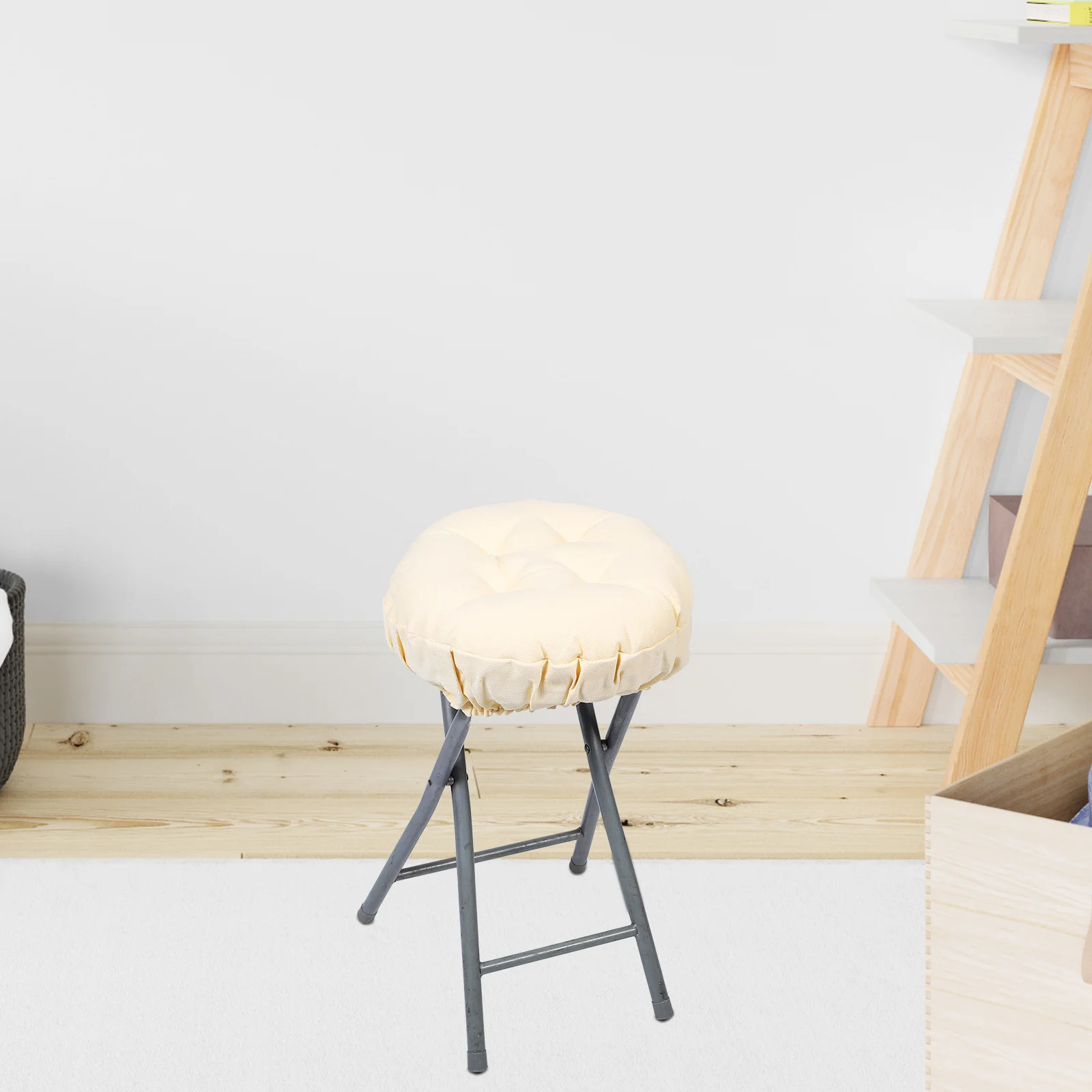 Круглые чехлы на табурет, утолщенные, эластичные, эластичные, подушка для сиденья, нескользящие, моющиеся, чехол для барного стула, протектор 30 см для дома