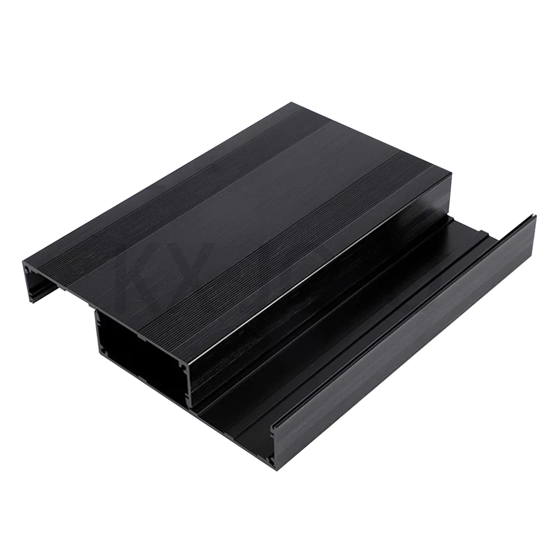 Aluminum Enclosure 145*68*150/200/250/300mm Split Case Electronic Project PCB Instrument Silver/Black DIY Power Supply