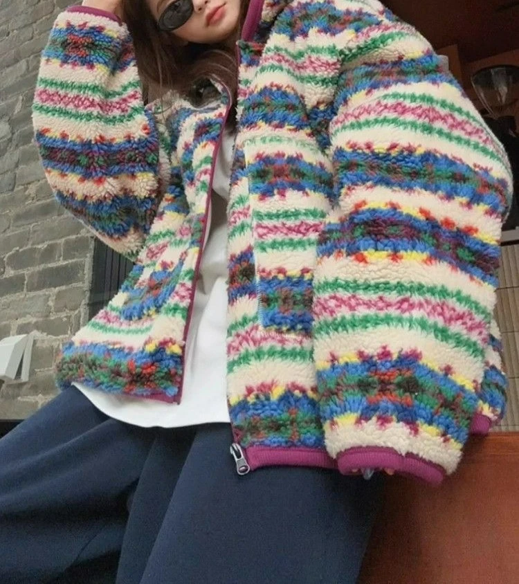 2025, lente en herfst, nieuw, veelzijdig en mager fleecejack met capuchon, mode-casual top met rits