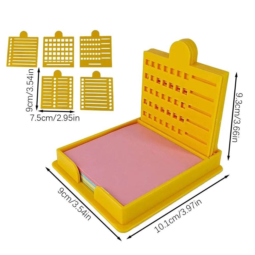 ชุดกระดาษโน้ตแบบพกพา ที่ใส่กระดาษโน้ตแบบพกพาสำหรับครูนักเรียน
