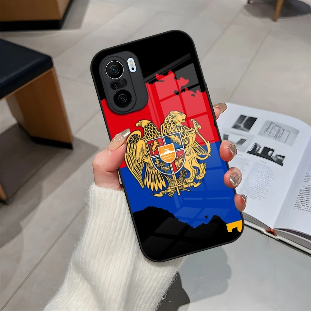 Armenia Flag Passport Phone Case for Redmi 12c 13c 12 13 Note 13 Pro Plus 11 12 Pro 10 11s 12s Tempered Glass Cover image 3