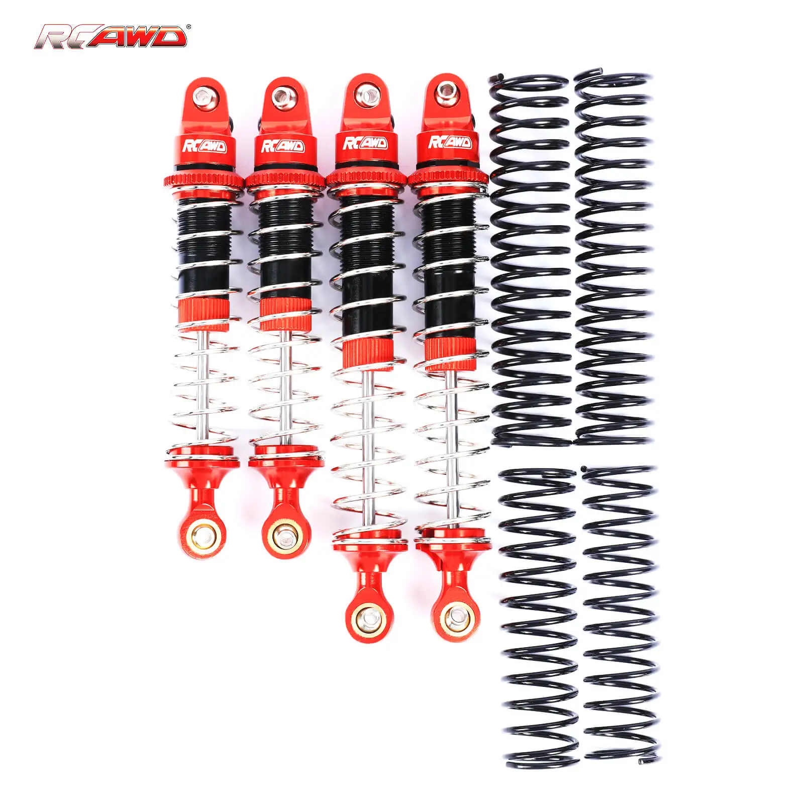 Aluminum Front and Rear Shock Absorber for 1/10 Losi Baja Rey 4WD / Hammer Rey U4  Rock Racer Upgrdes part