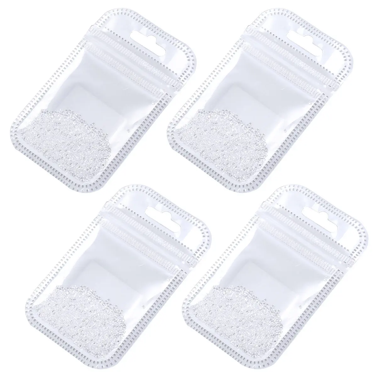 

4Packs Nail Art Rhinestones Colored Faceted Cut Perfect for Uv Gel Acrylic Polish Nail Decorations Home Wedding Crafts