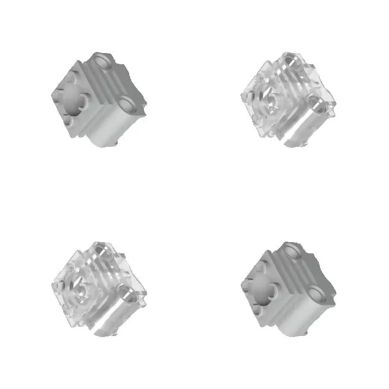 10pcs 2850 Engine Cylinder MOC Parts  with Side Slots Brick Building Blocks DIY Toy for Kids Brain Game Birthday Gift