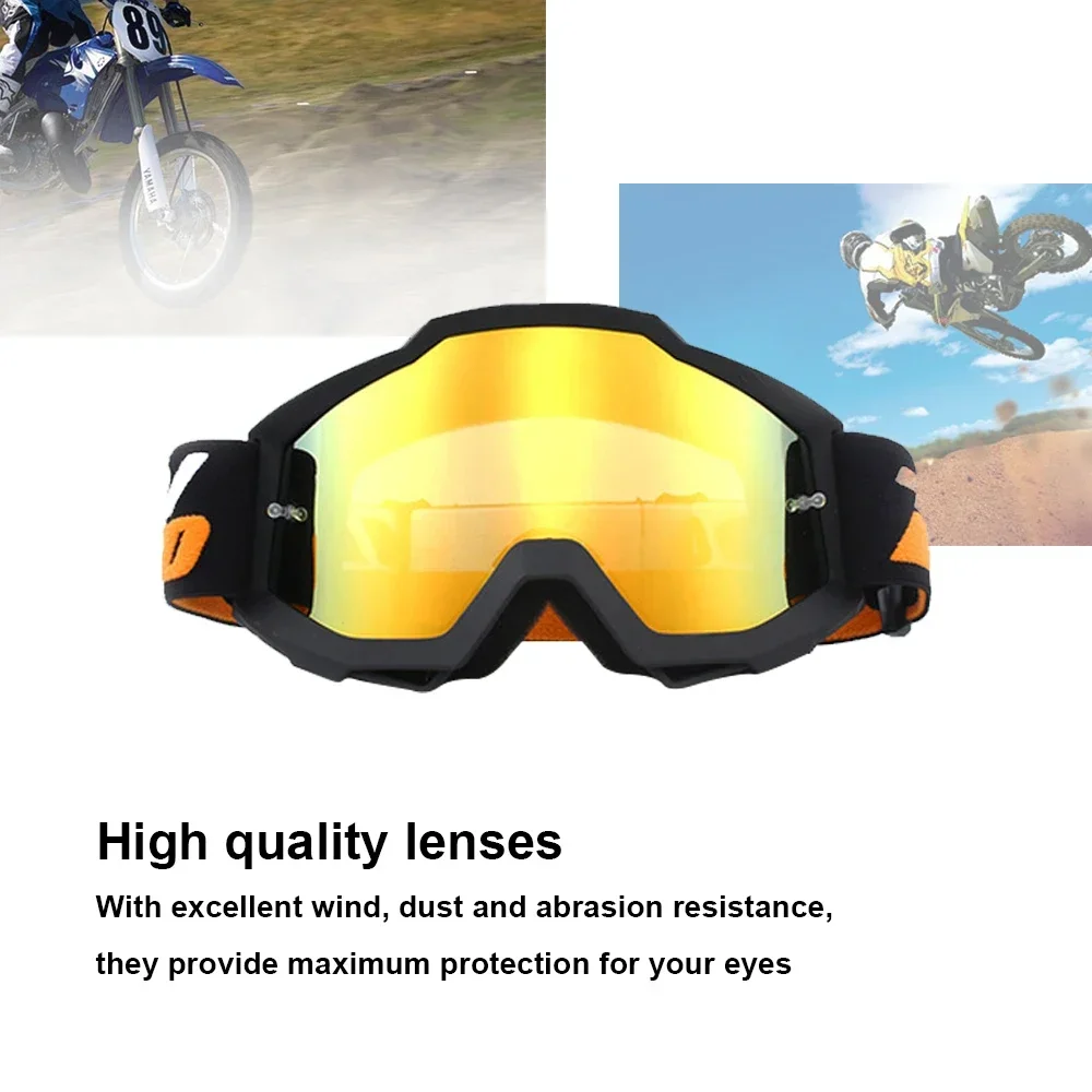 Gogle ochronne Outdoor Motorcycle Wiatroodporne okulary odporne na piasek Akcesoria motocyklowe Okulary narciarskie Wyścigi Off Road Gogle