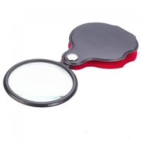 10X Mini Pocket Loupe Magnifier Folding Magnifying Glass for Jewelry Reading Inspection Repair Handheld Portable Magnifier
