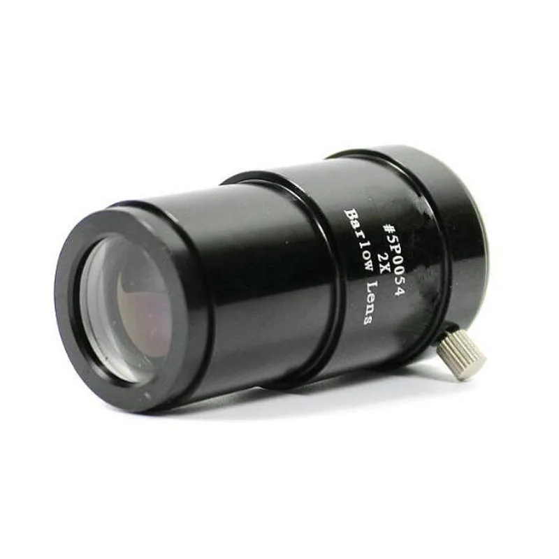 Full Metal 1,25 pulgadas 31,7mm 2x lente Barlow aumento telescopio astronómico ocular Barlow