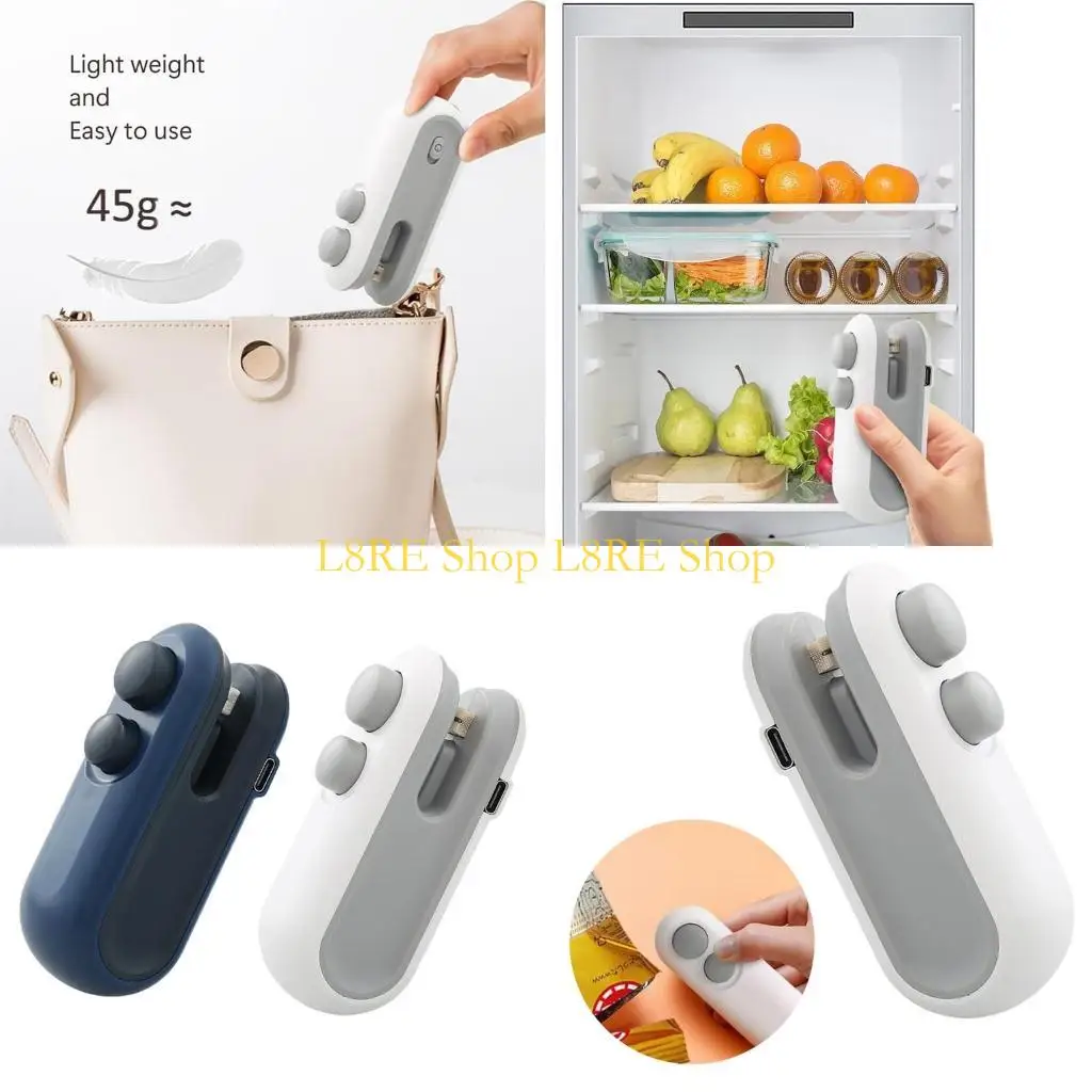 L8RE Practical Bag Sealer Reliable Heat Sealing and Cutter Household Bag Resealer