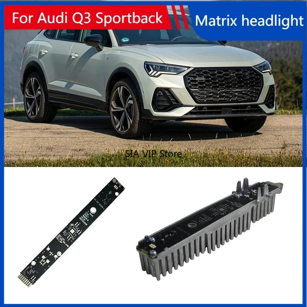 

Модуль светодиодных фар Matrix с функцией «ангельские глазки» для Audi Q3 Sportback 2019-2023, OE 83A941475A, ремонт светодиодных фар и дневных ходовых огней.