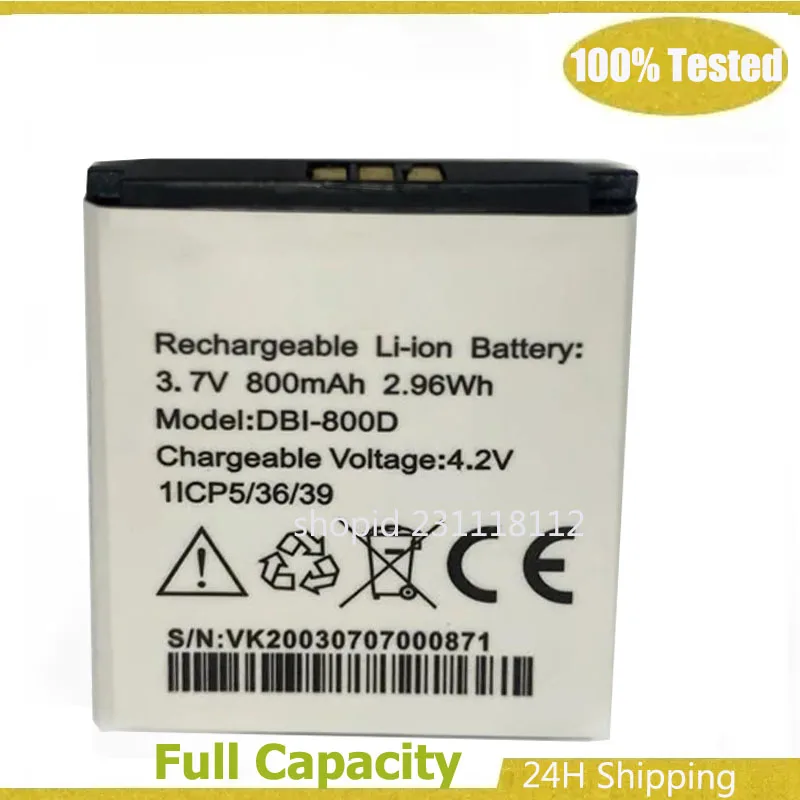 for Doro DBI-800D battery 800mAh Long standby time High capacity for Doro battery sku