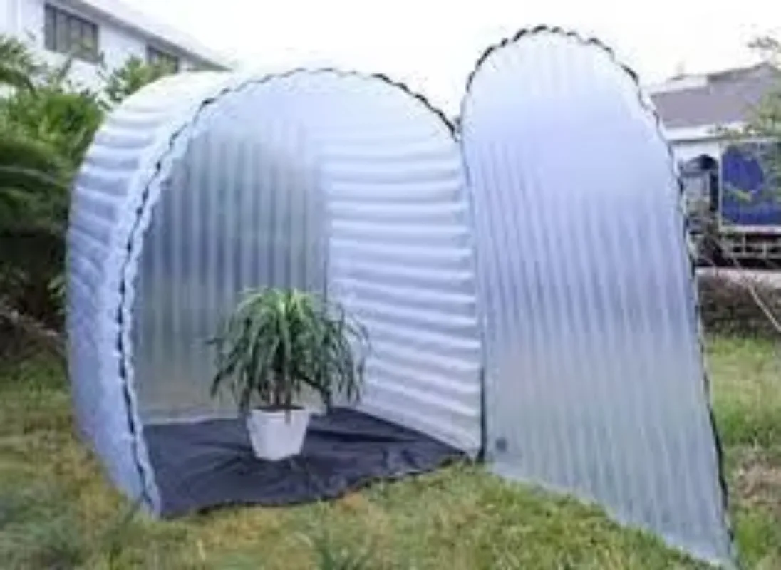 فيلم التضخم الزراعي الشفاف الدفيئات الزراعية مخصصة صغيرة PVC نفخ الدفيئة للمبيعات #6