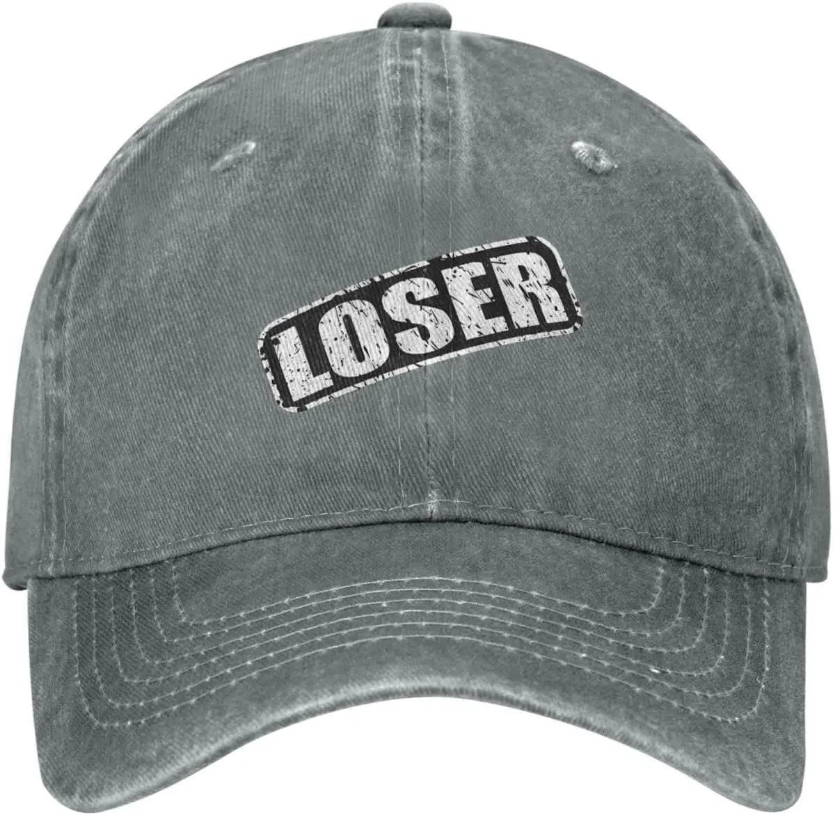 Loser-Graphic-Washed-Baseball-Cap-Unisex-Distressed-Cotton-Dad-Hat-for-Street-Wear