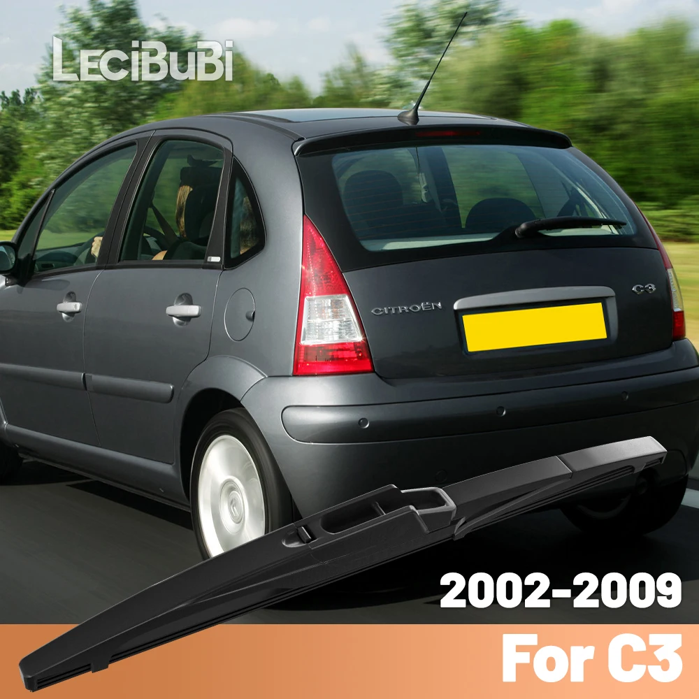 

Для Citroen C3 2002-2009 2003 2004 2005 2006 2007 2008 заднее лобовое стекло, щетка стеклоочистителя, аксессуары для заднего дворника