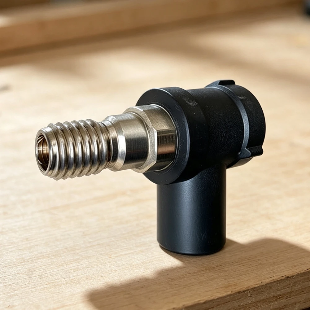 18mm To 1-1/4 Inch Rhinestone Adapter Metal Drill Dust Collection Fitting For Wet Dry Core Drilling On Concrete Brick Stone Tool