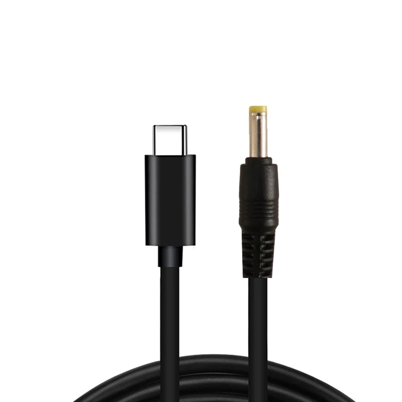 Type-C/USB-C PD to 12V 4.0x1.7mm /3.5x1.35mm / 5.5x2.5mm Converter Cord for CCTV Camera Router Multipurpose Type-C Power Cord